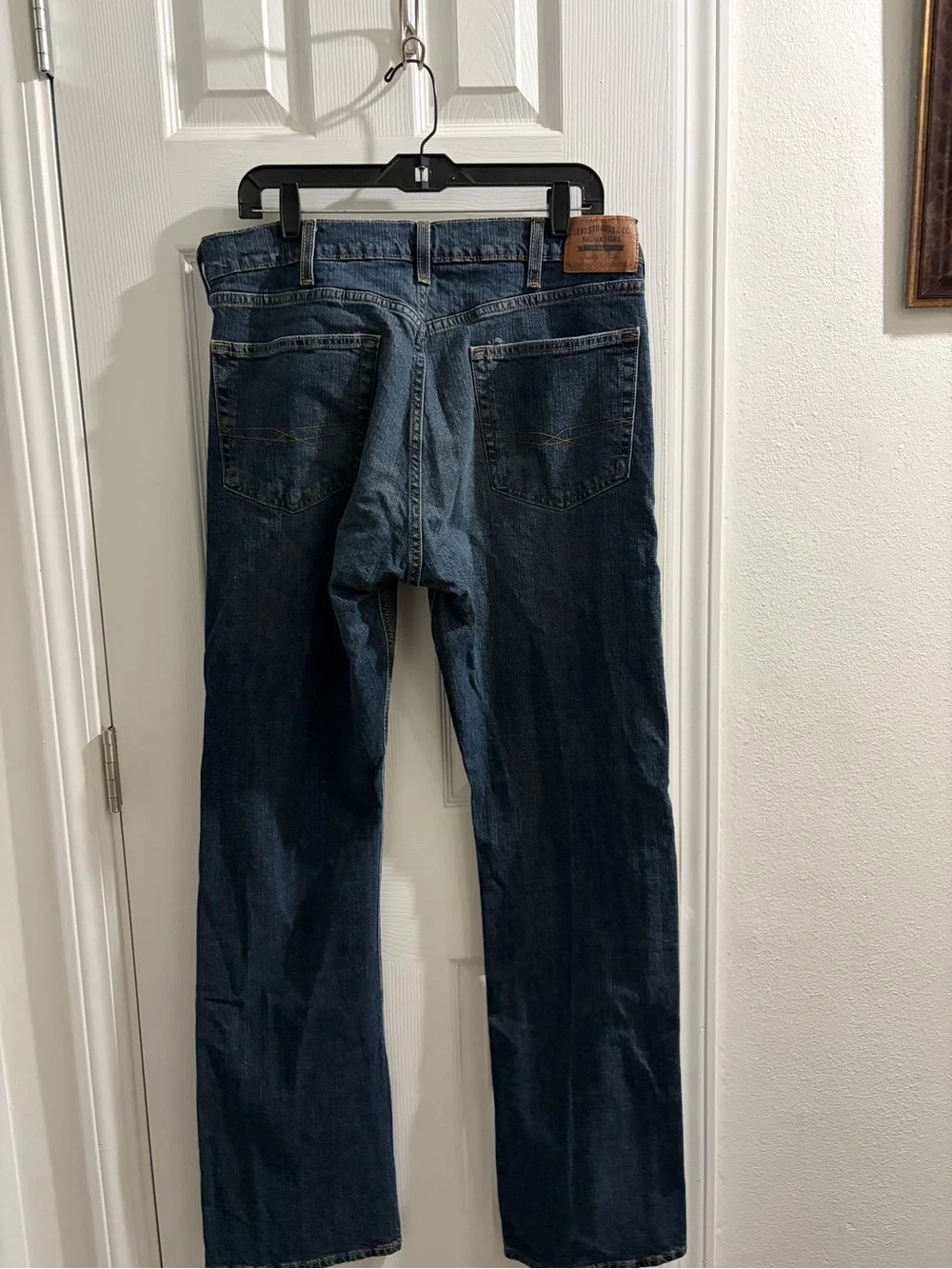 Levi's Men's Bootcut Jeans in Dark Blue Wash. 36x34